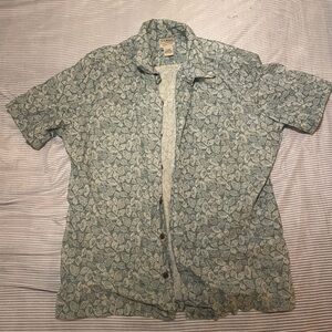 Tommy Bahama Green Leaf Print Shirt